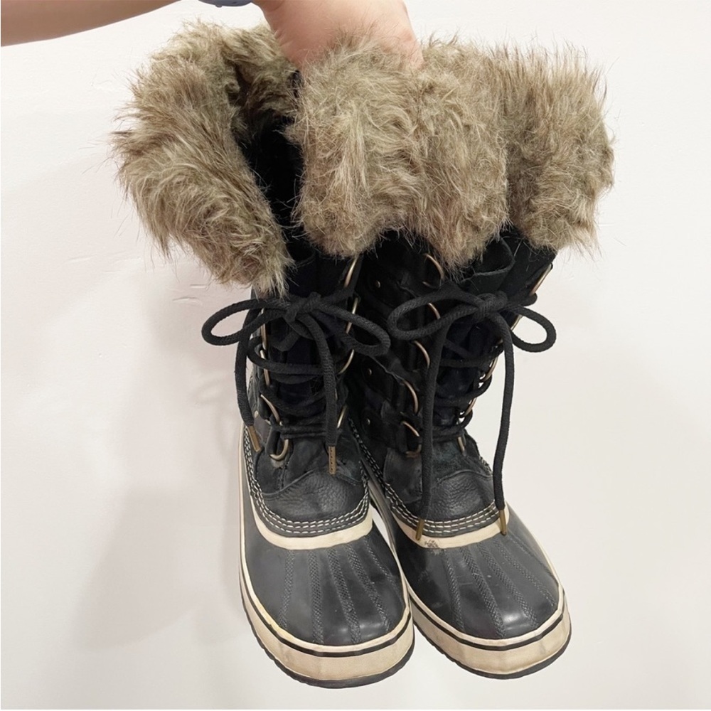 Sorel Joan Of Arctic Winter Snow Boots - Black Women's size 11 - Picture 2 of 11